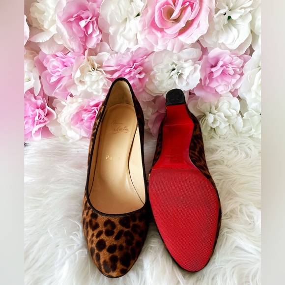 louboutin leopard heels